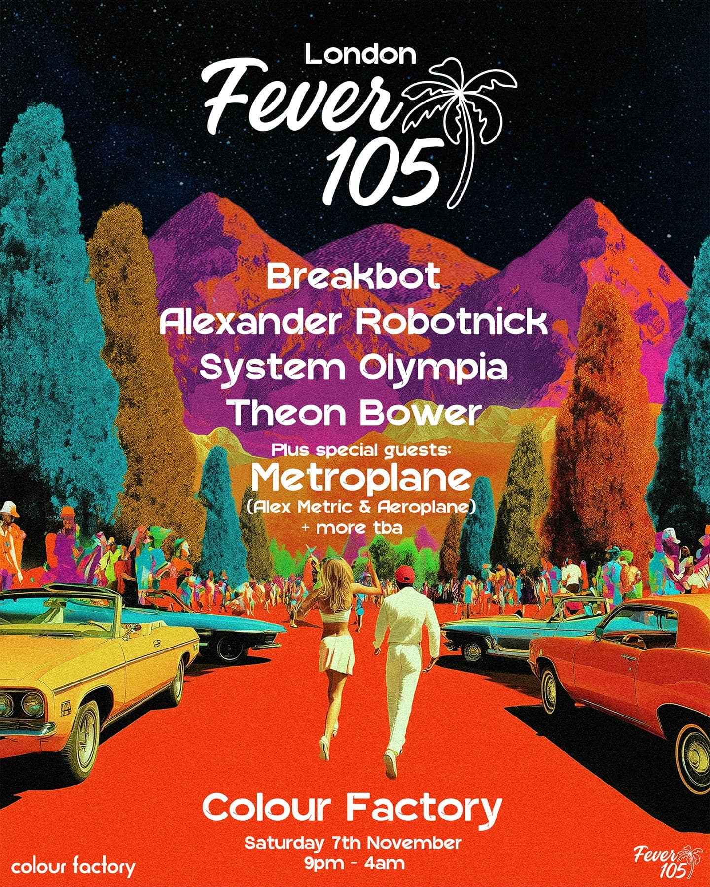 Fever 105: Breakbot, Alexander Robotnick, System Olympia, Theon Bower, Metroplane + more