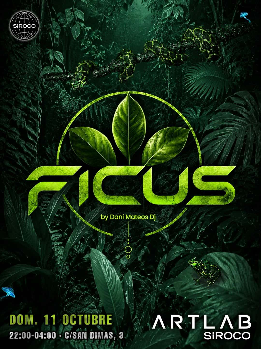 Flyer de Ficus by Dani Mateos dj