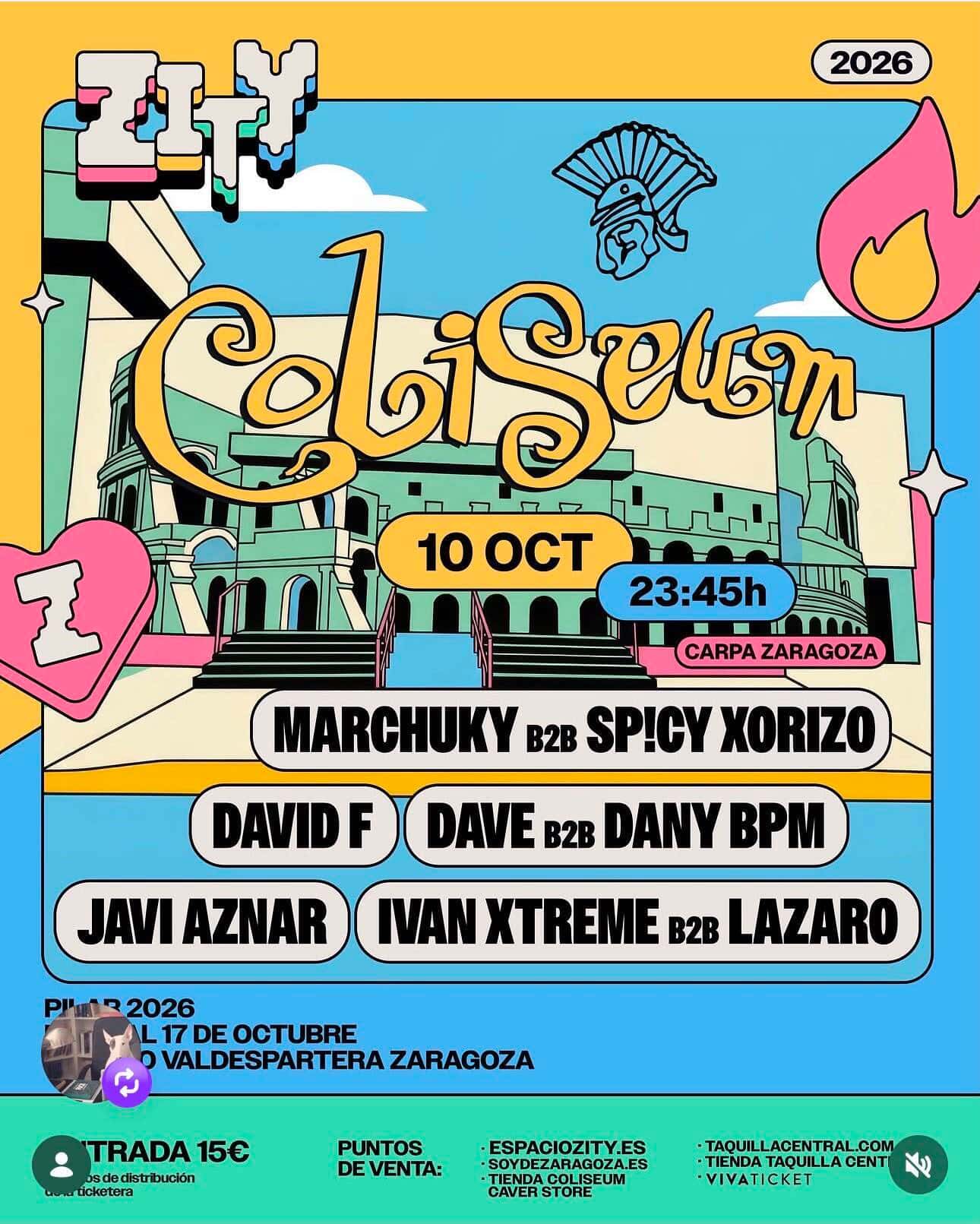 Flyer de Fiesta Coliseum