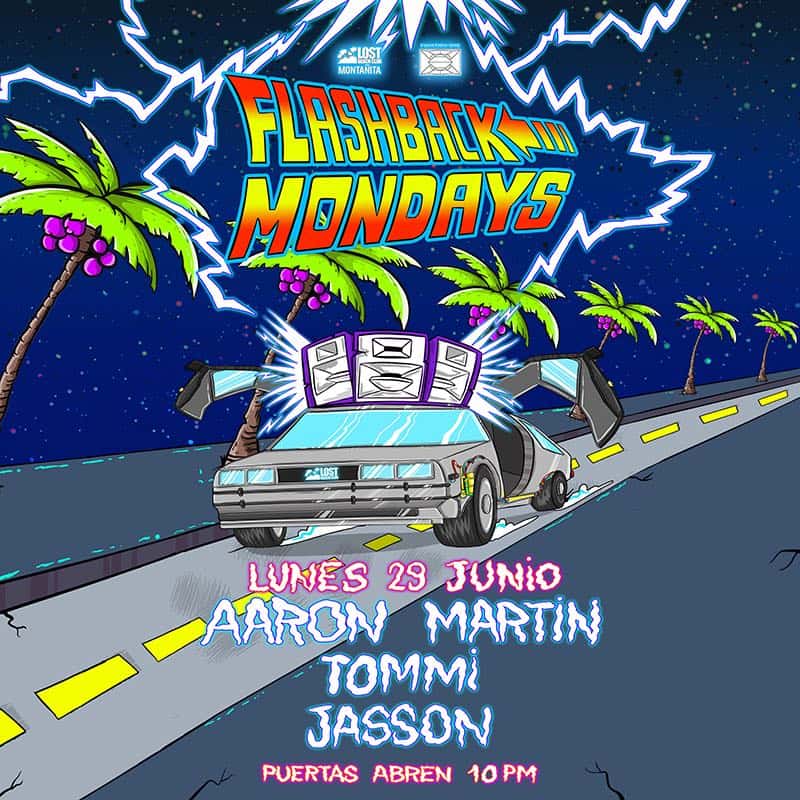 Cartel de Flashback Monday Ft. Aaron Martin, Tommi, Jasson