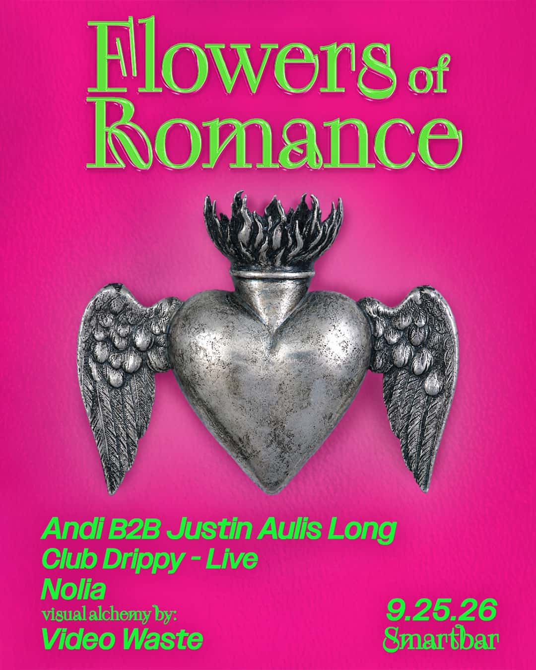 Flyer de Flowers of Romance