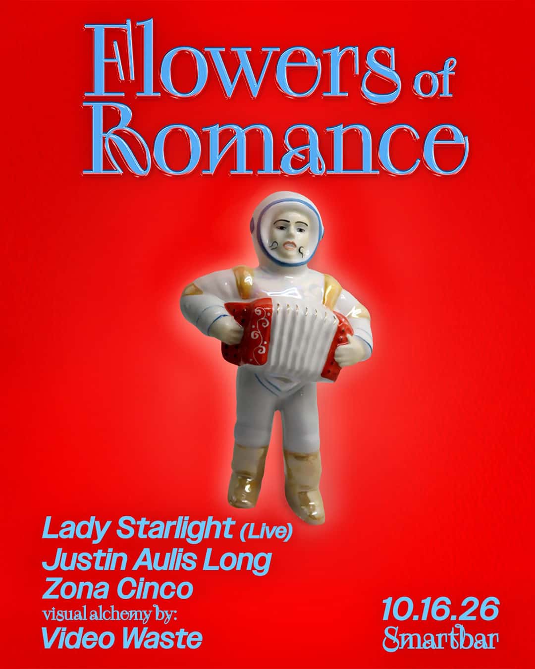 Flyer of Flowers of Romance