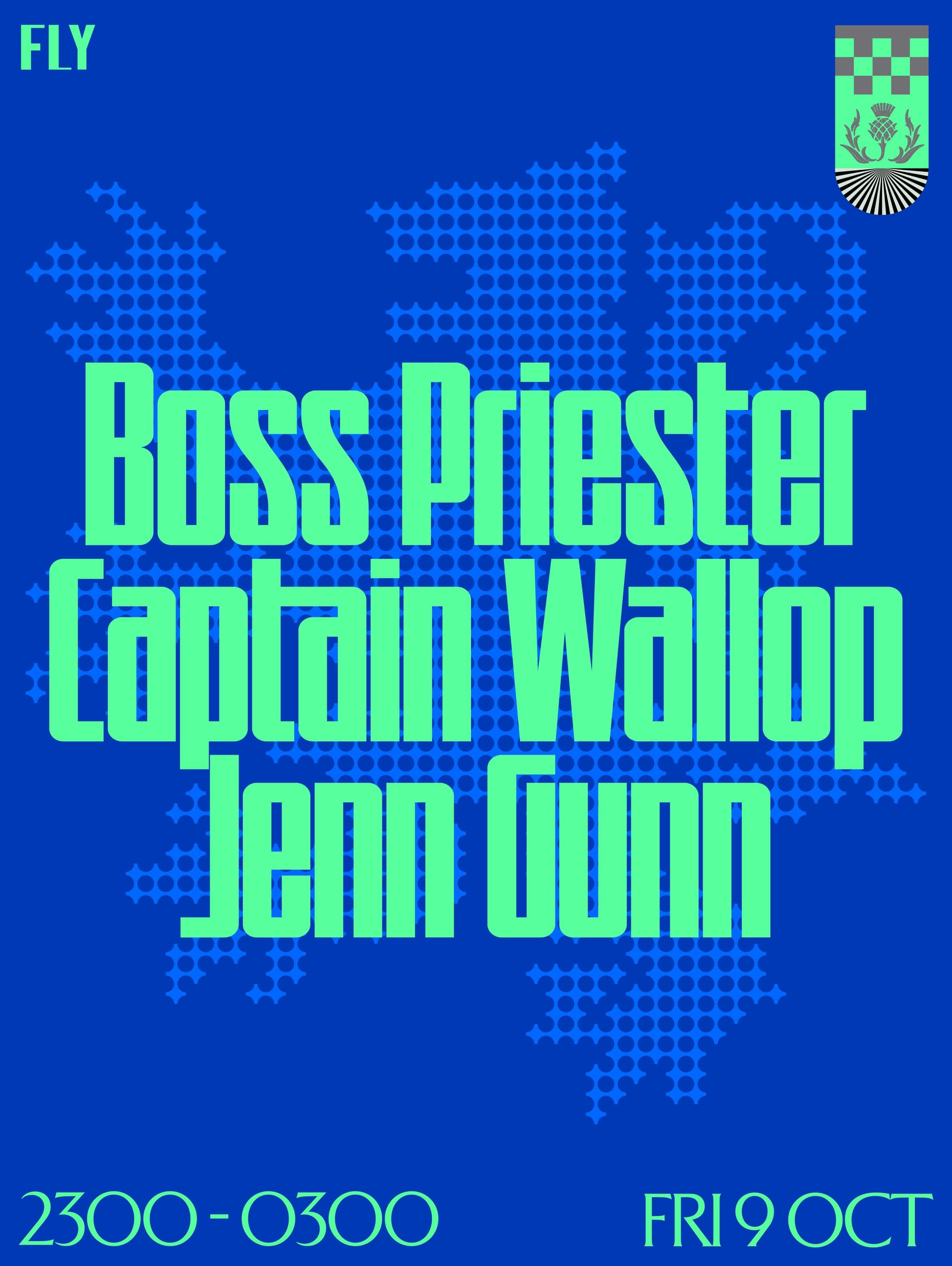 FLY | Boss Priester, Captain Wallop, Jenn Gunn