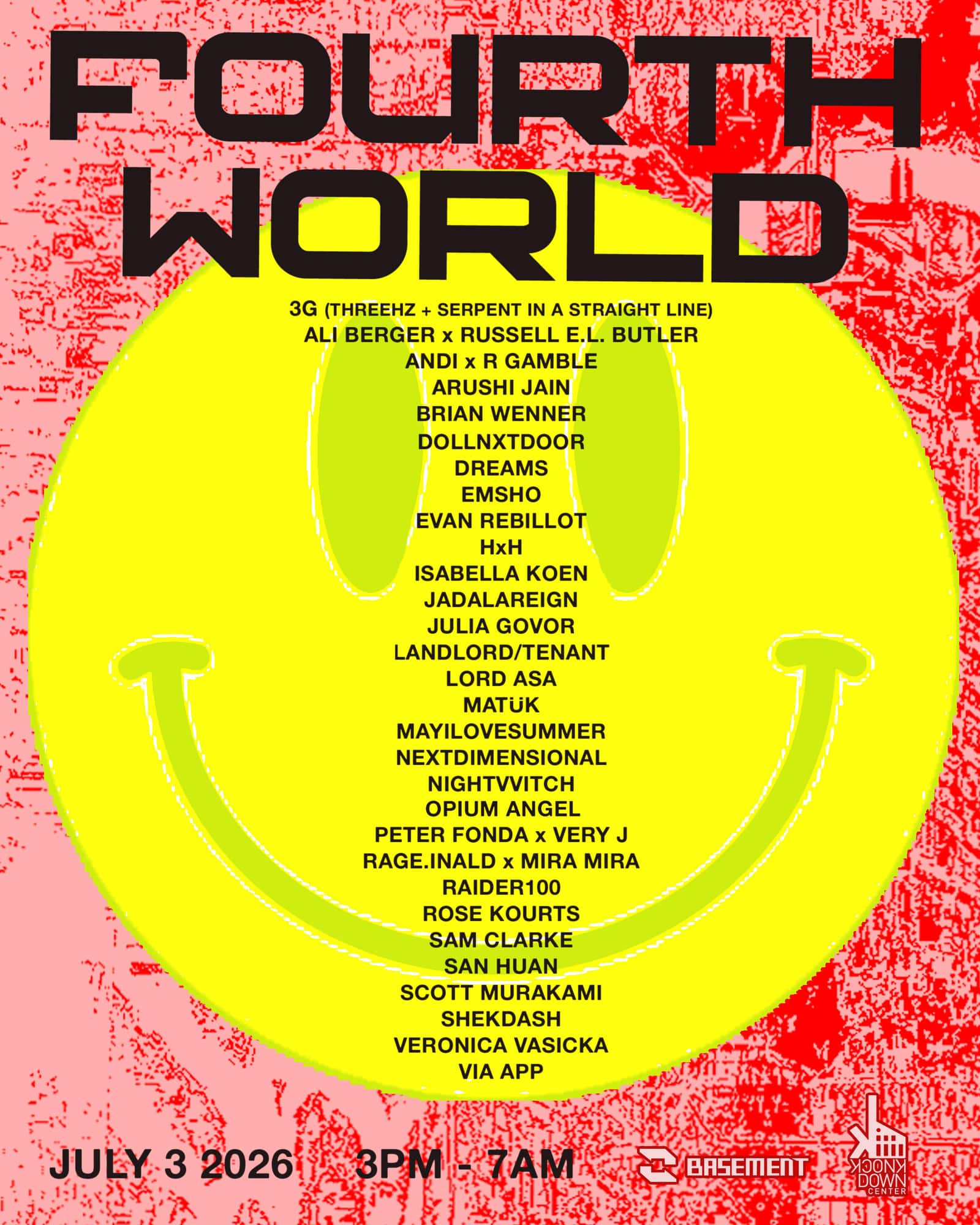 Cartel de FOURTH WORLD 2026