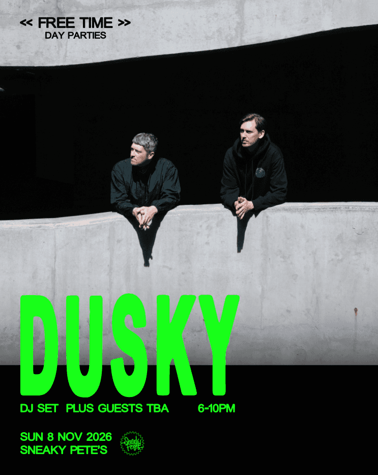 Flyer of Free Time: Dusky DJ Set