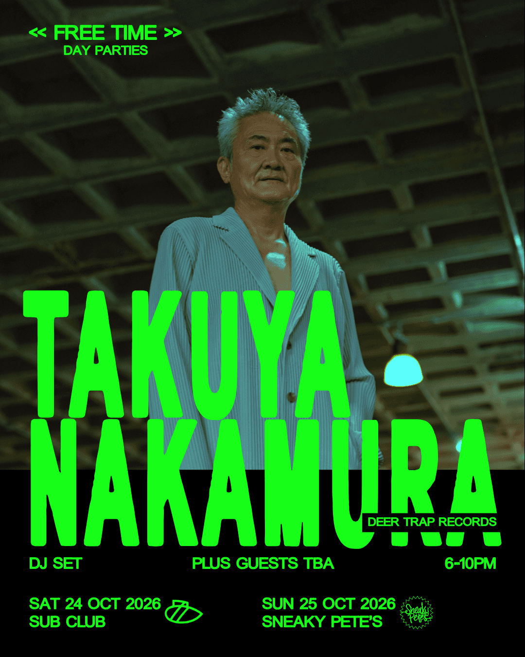 Flyer of Free Time: Takuya Nakamura