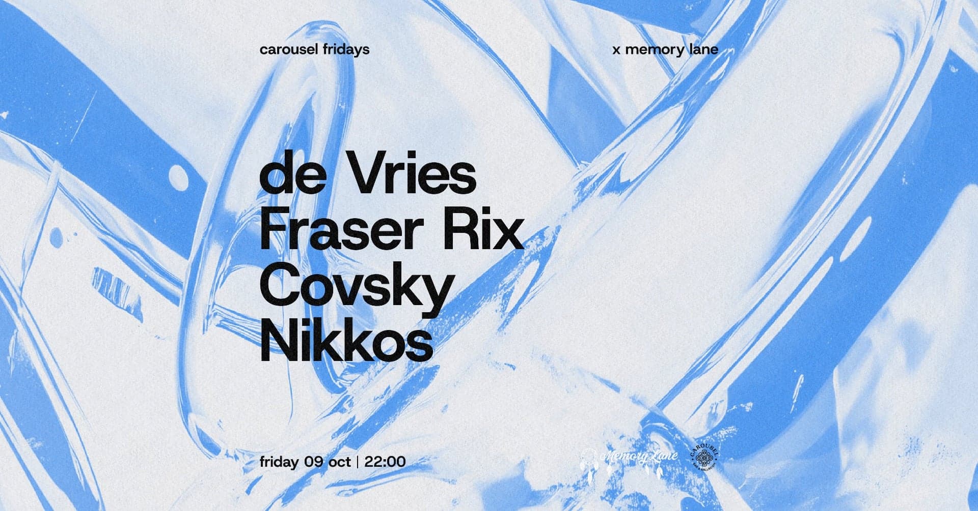 ★ Carousel Fridays ★ Memory Lane ★ Friday 9th October 2026 ★