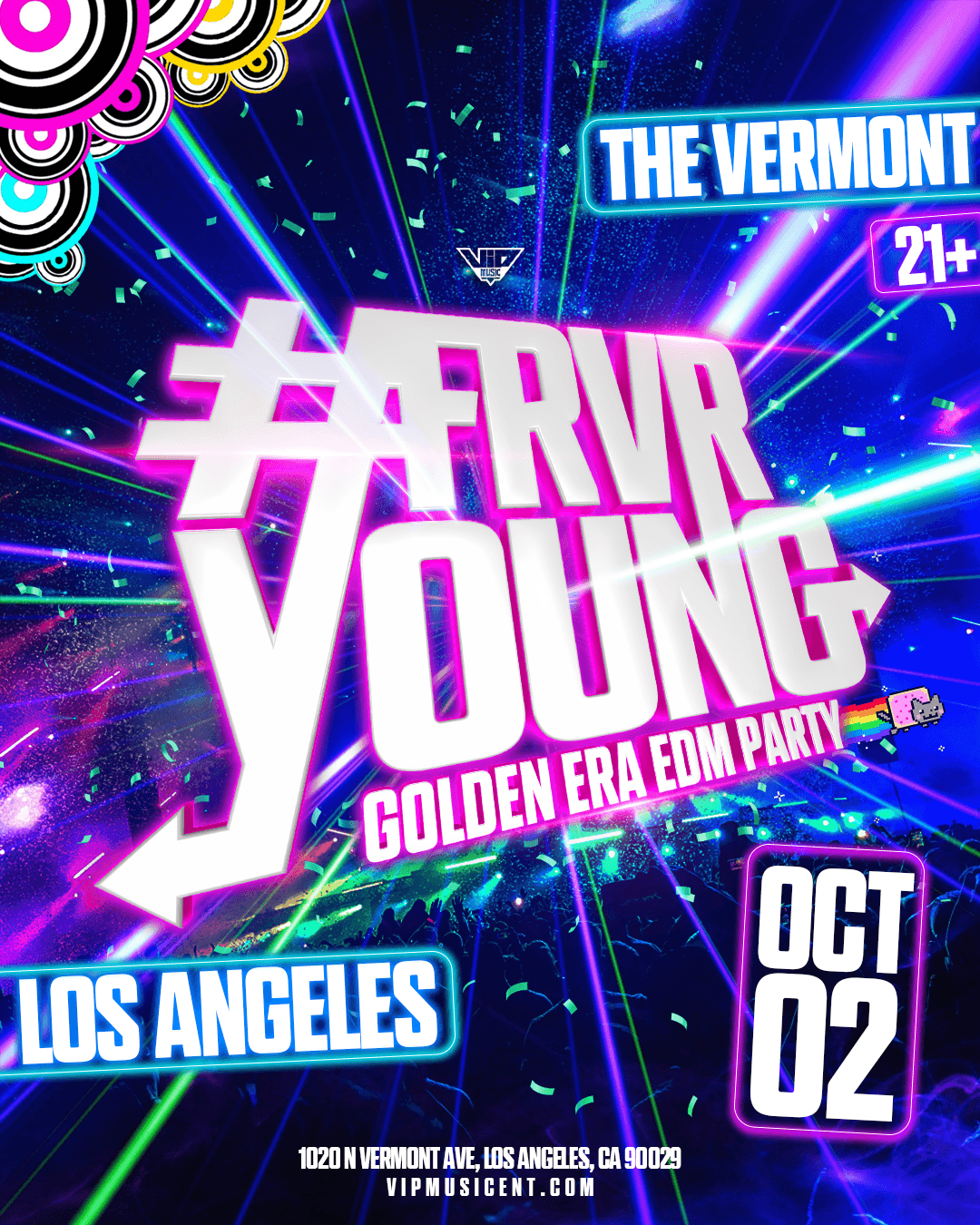 Flyer of #FRVR YOUNG: GOLDEN ERA EDM PARTY