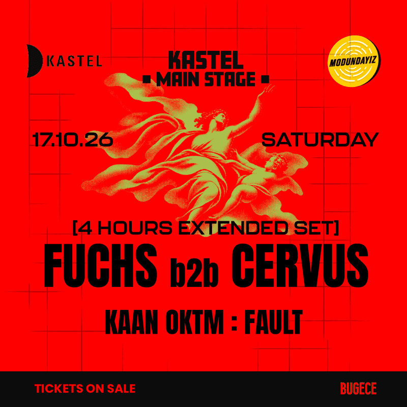 Flyer of FUCHS b2b CERVUS (4 HOURS EXTENDED SET) + KAAN OKTM + FAULT