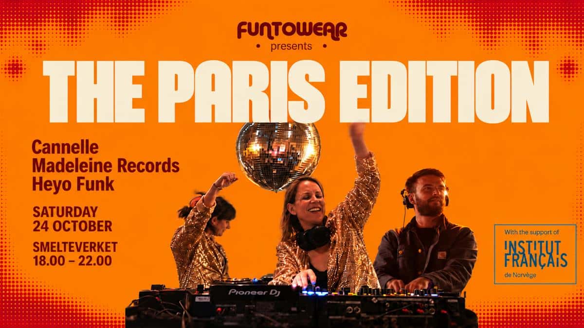 Flyer de Funtowear invites Cannelle & Madeleine Records (PARIS EDITION)