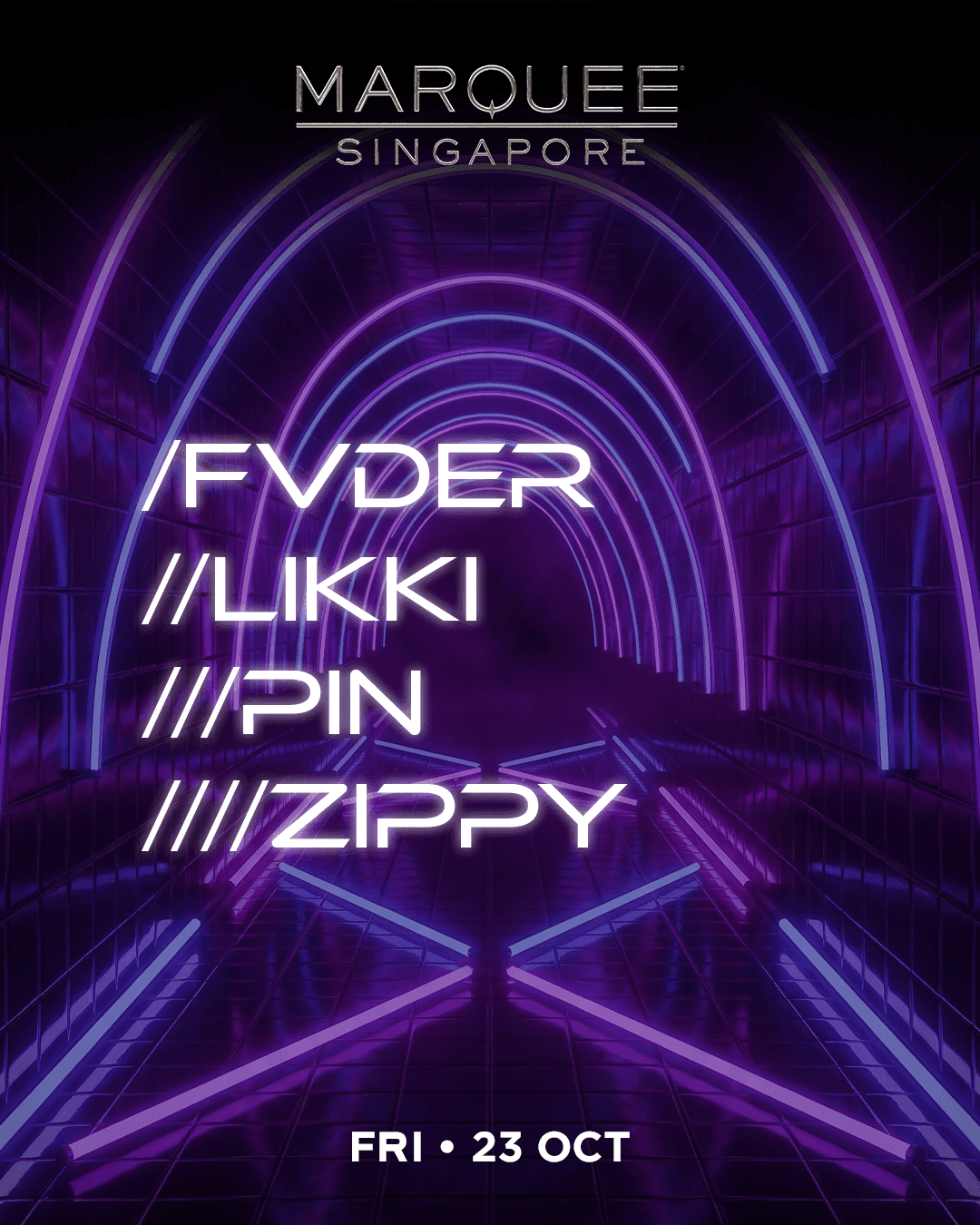 FVDER, LIKKI, PIN & ZIPPY