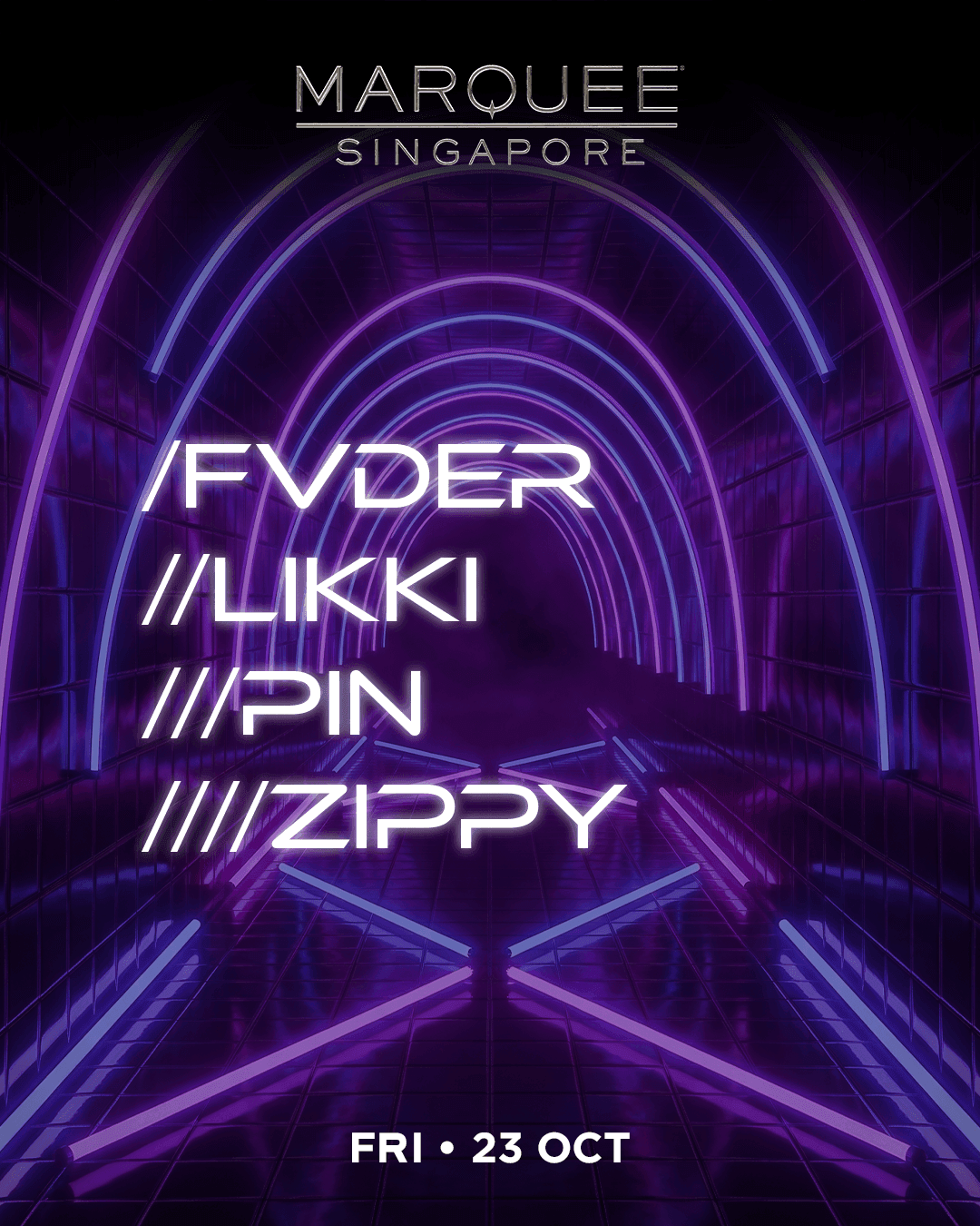 FVDER, LIKKI, PIN & ZIPPY