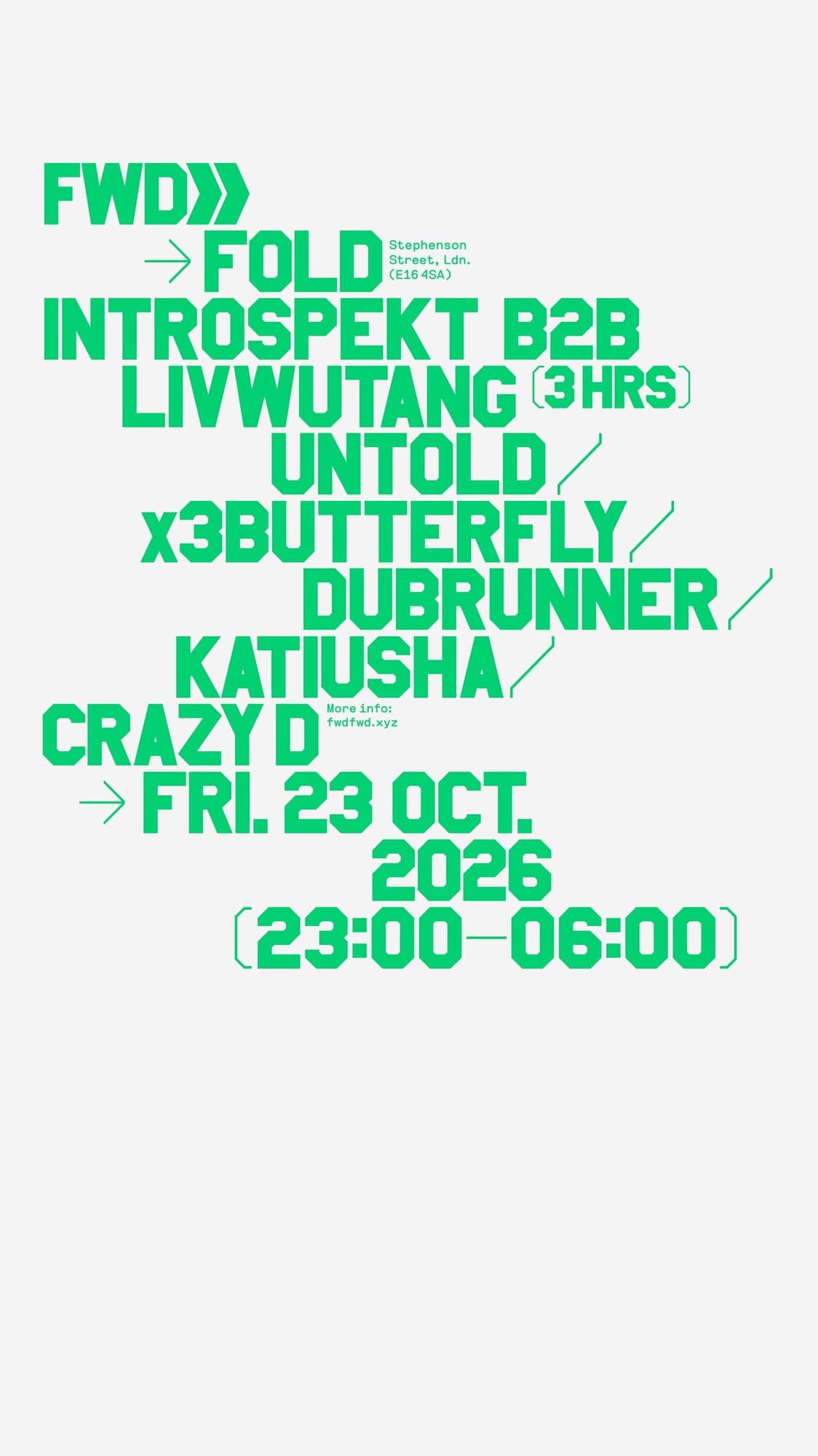 ✧5 YEARS OF NS AT FOLD w/ Truncate, aalice & Bailey Ibbs✧