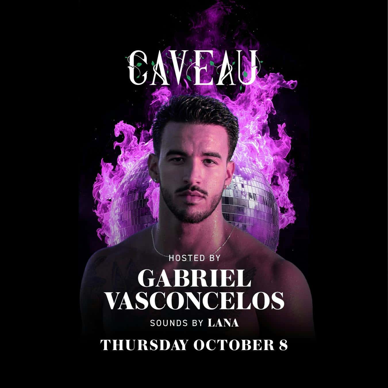 Flyer de Gabriel Vasconcelos - Sounds by Lana
