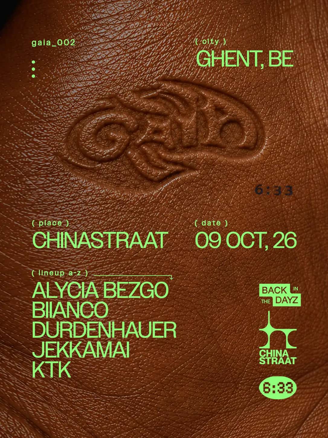 Flyer of Gaia #002