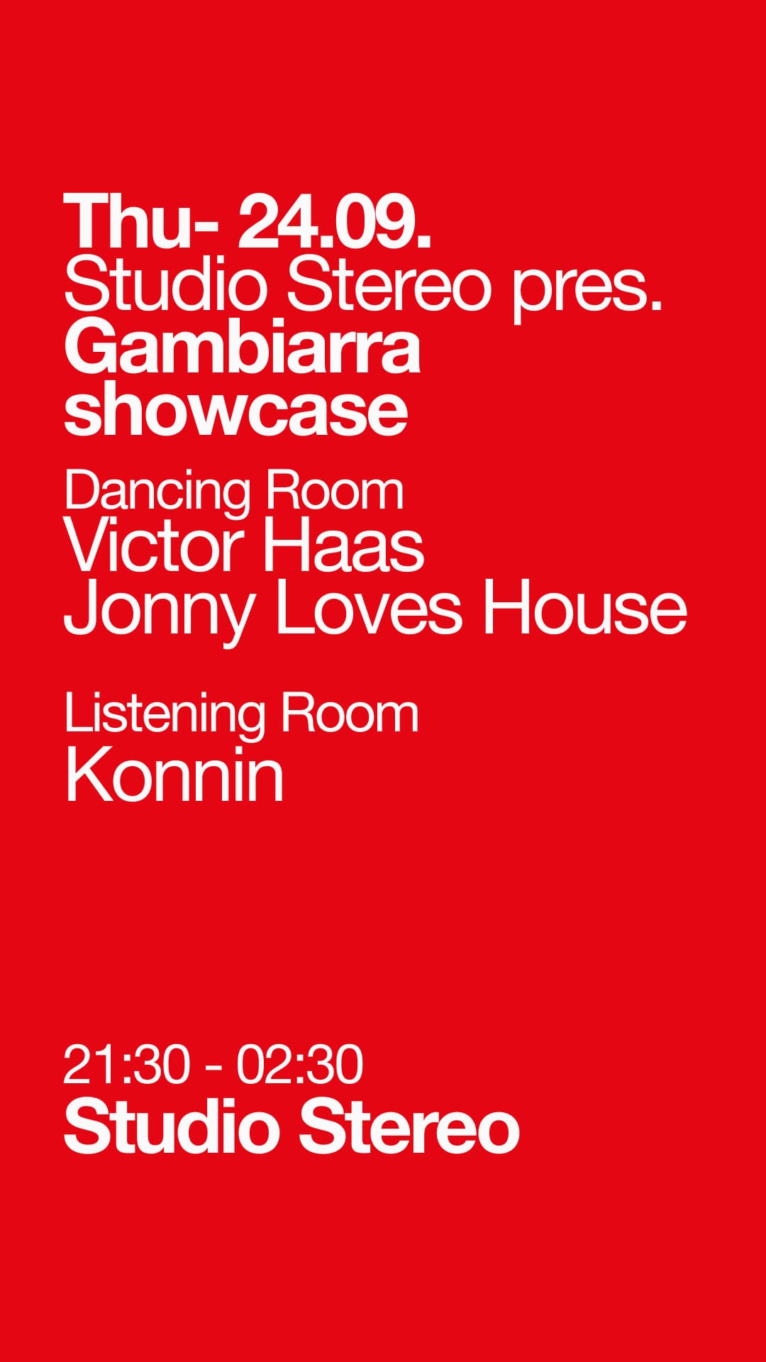Studio Stereo pres. Gambiarra showcase