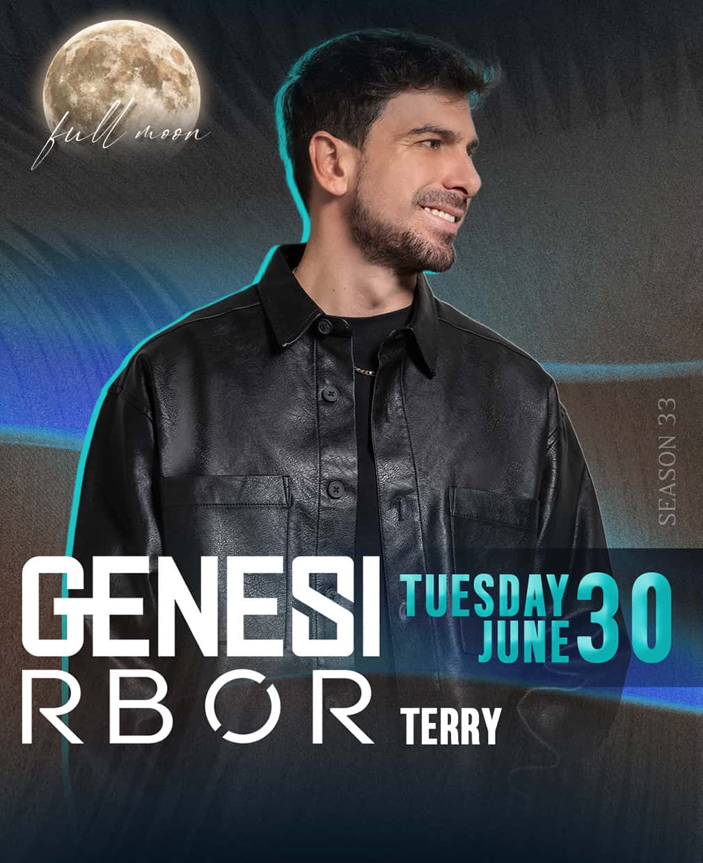 Cartel de Genesi | RBØR | Terry (Full Moon Night)