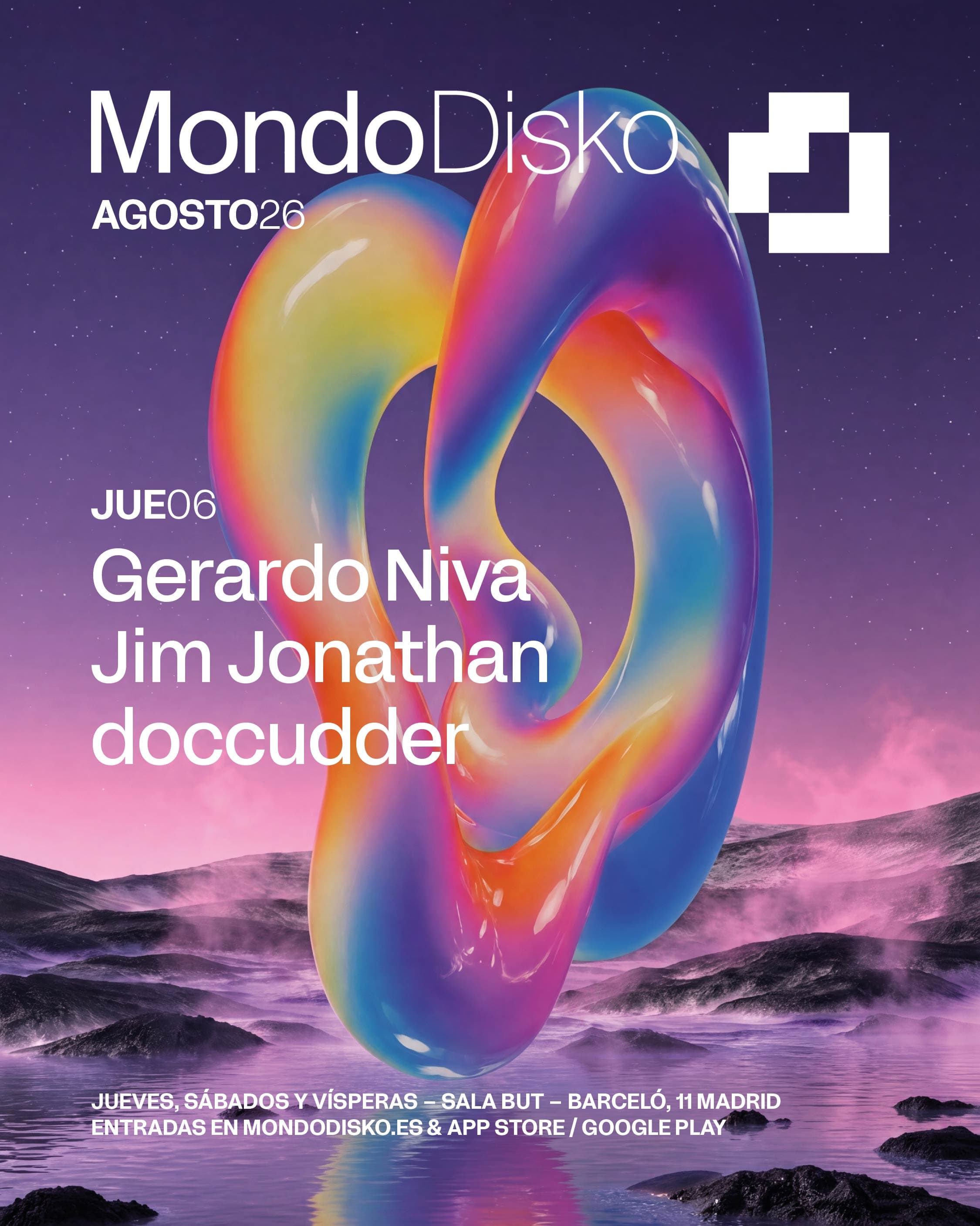 Cartel de Gerardo Niva / Jim Jonathan / doccudder