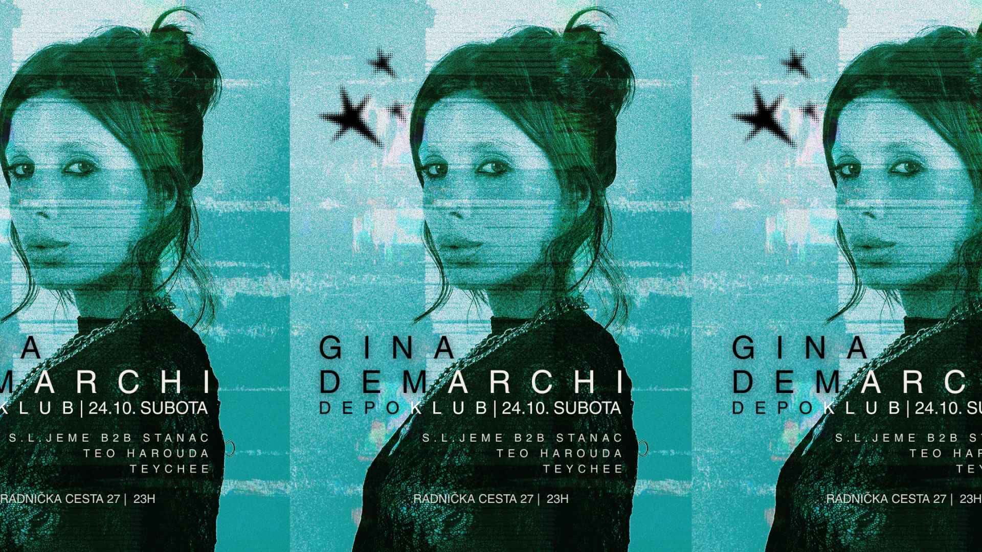 Flyer of Gina Demarchi at DEPOklub