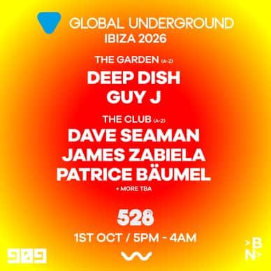 Flyer de Global Underground