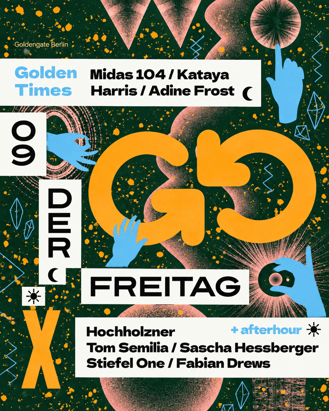 Flyer of Golden Times + Afterhour