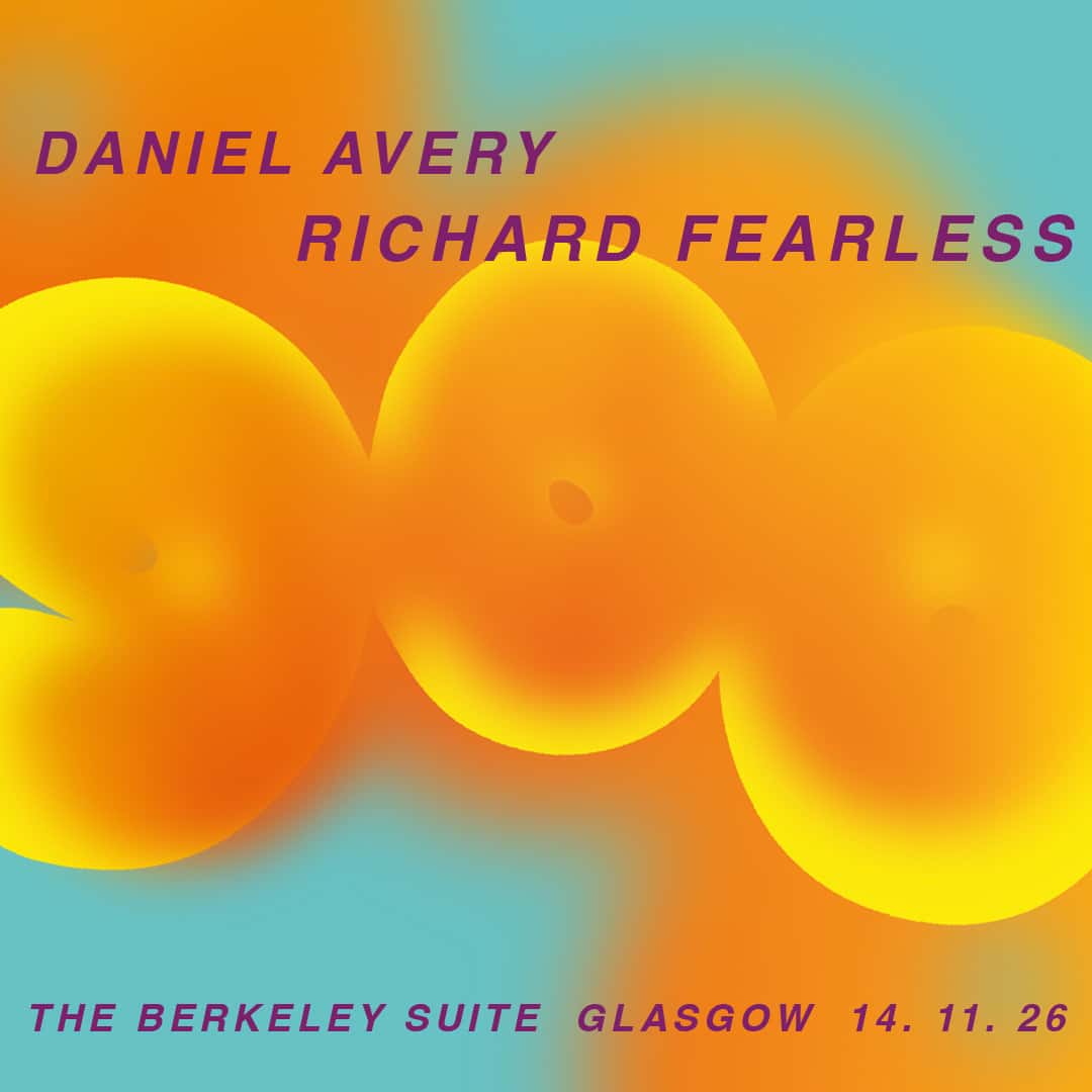 Flyer of The Berkeley Suite present: GOO W// Daniel Avery x Richard Fearless