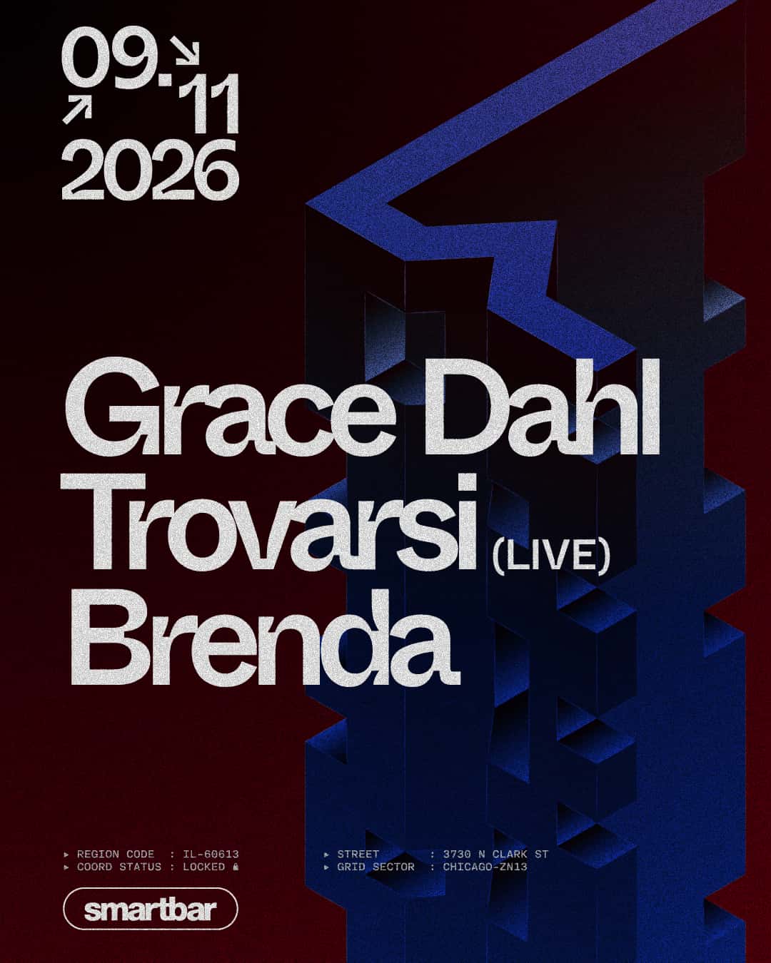 Cartel de Grace Dahl * Trovarsi (Live) * Brenda
