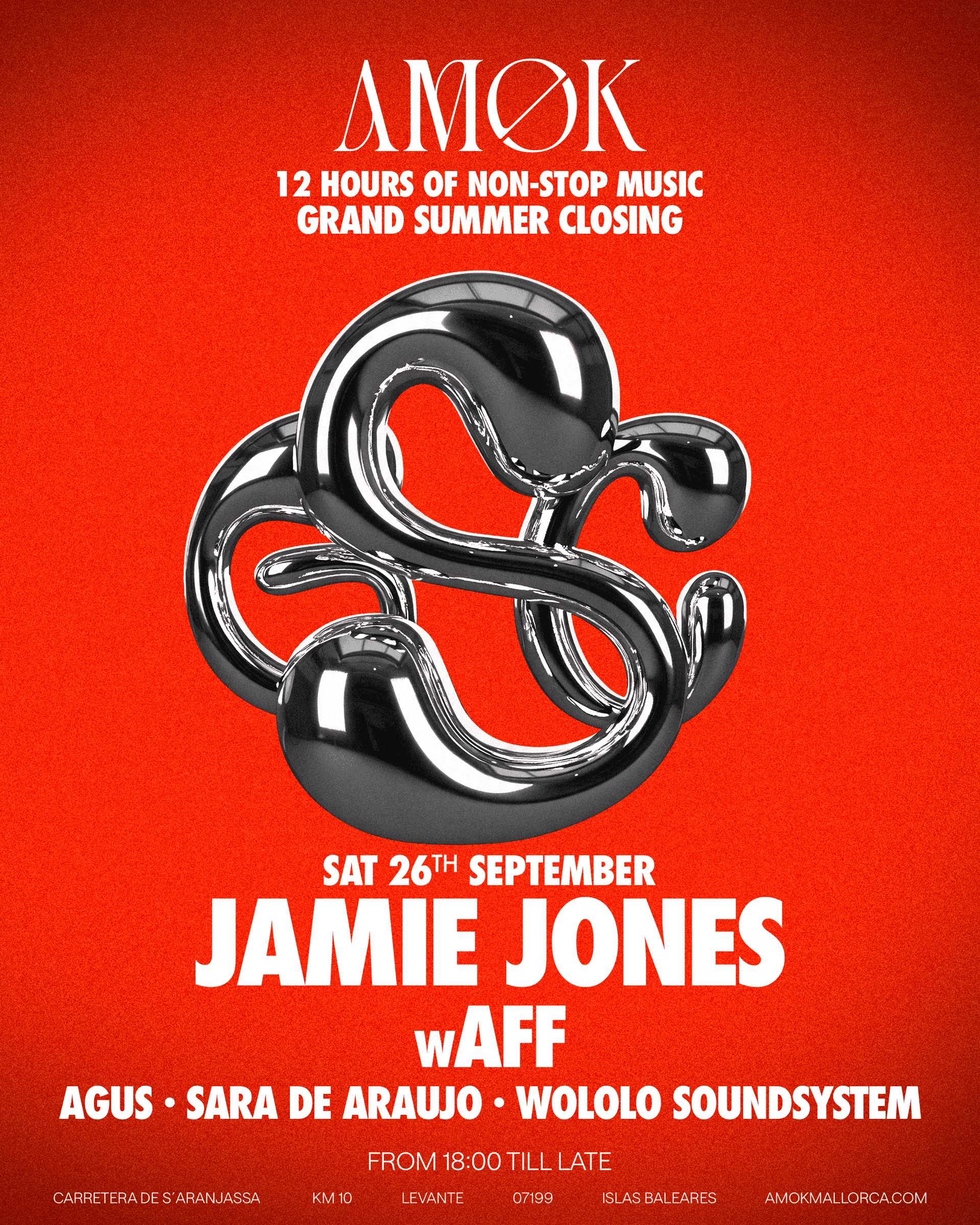 Flyer de GRAND SUMMER CLOSING - Jamie Jones
