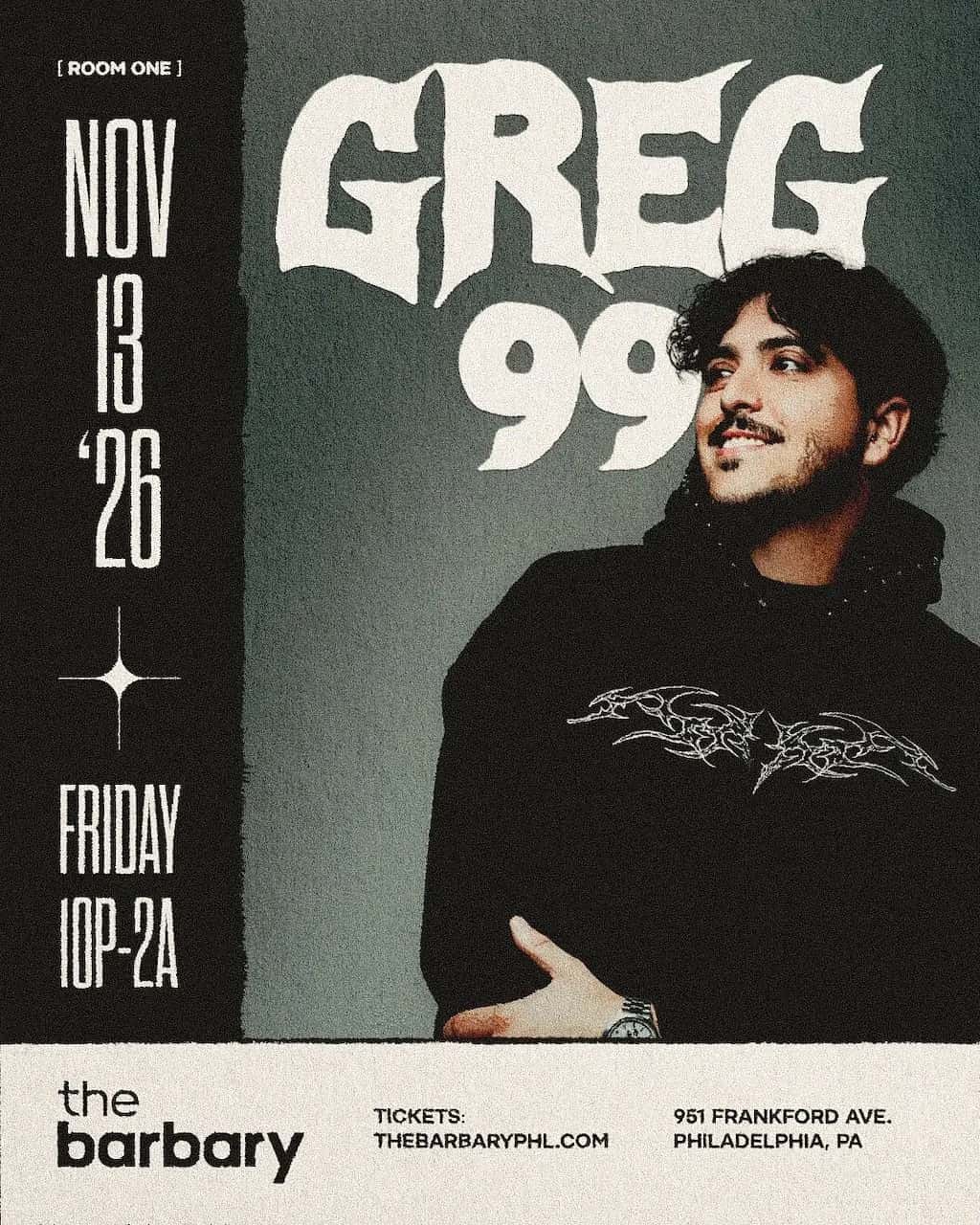 Flyer de GREG 99 + more tba !!