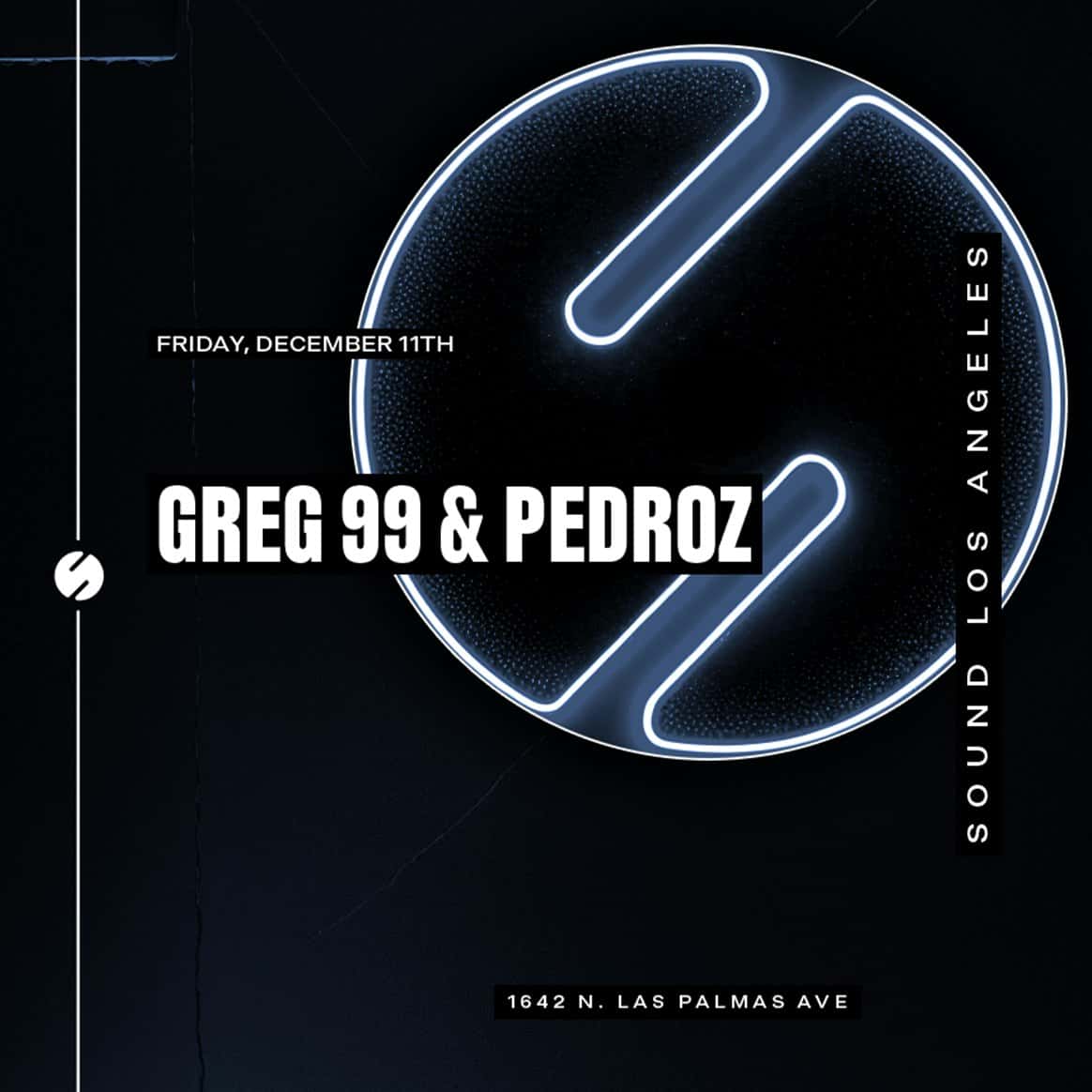 Flyer de GREG 99 & Pedroz