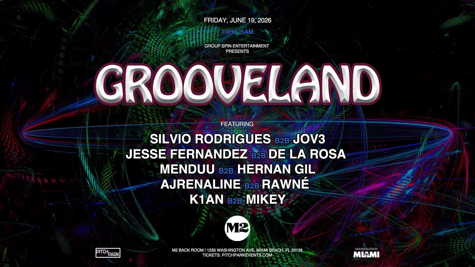 Cartel de Grooveland