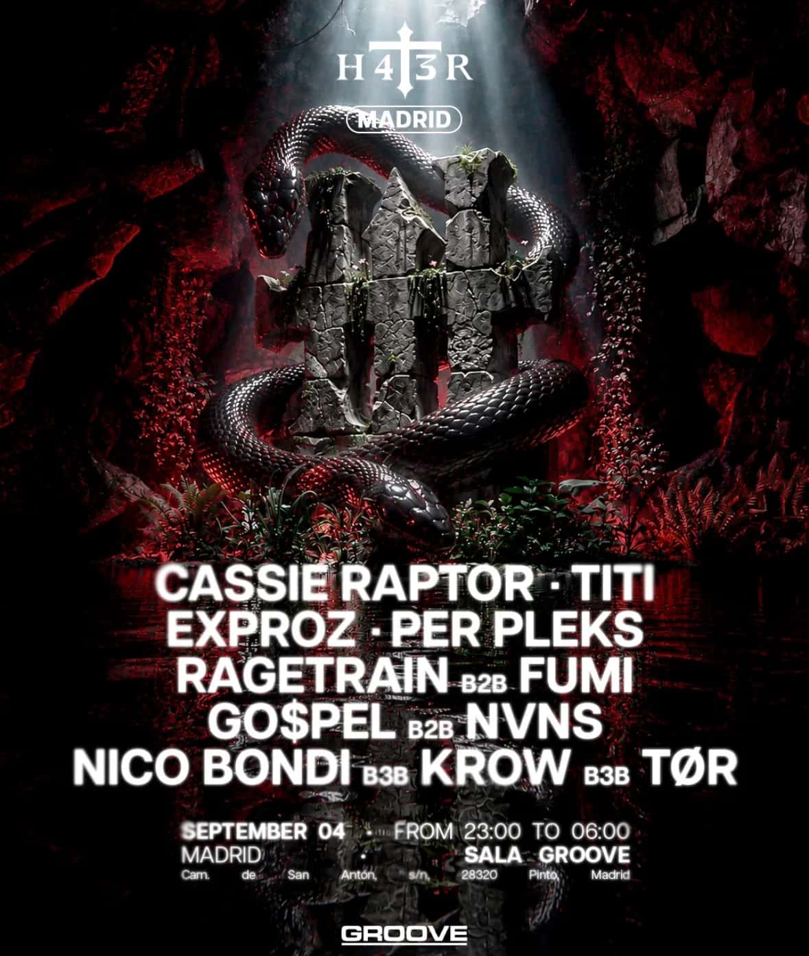 Cartel de H4T3R CLUB FESTIVAL