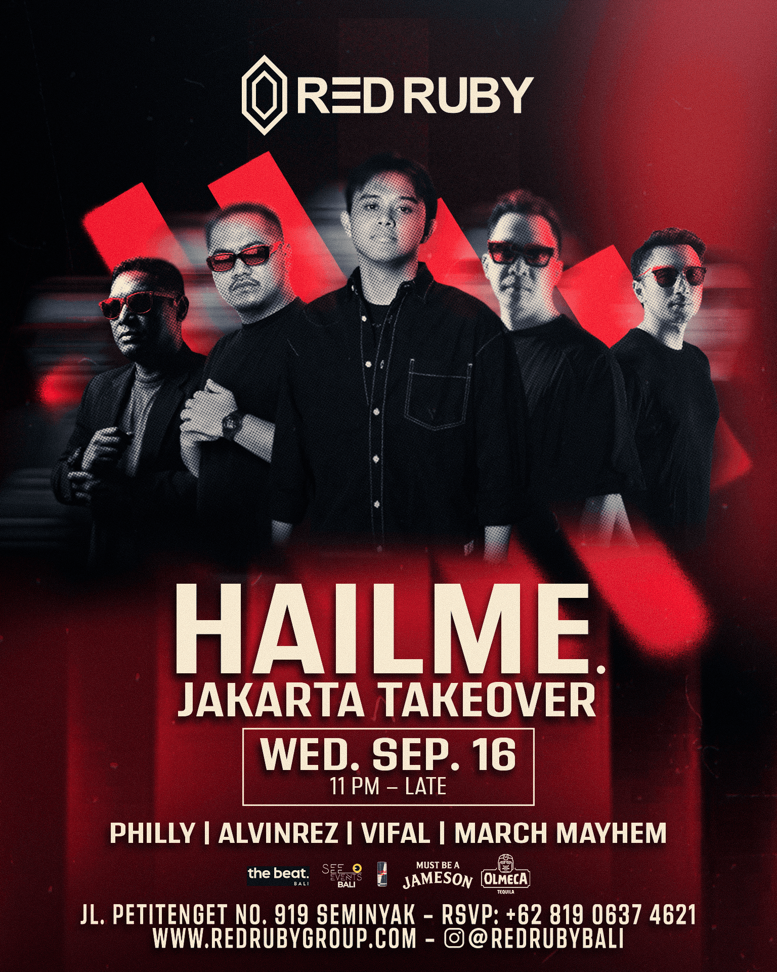Flyer de HAILME — JAKARTA TAKEOVER