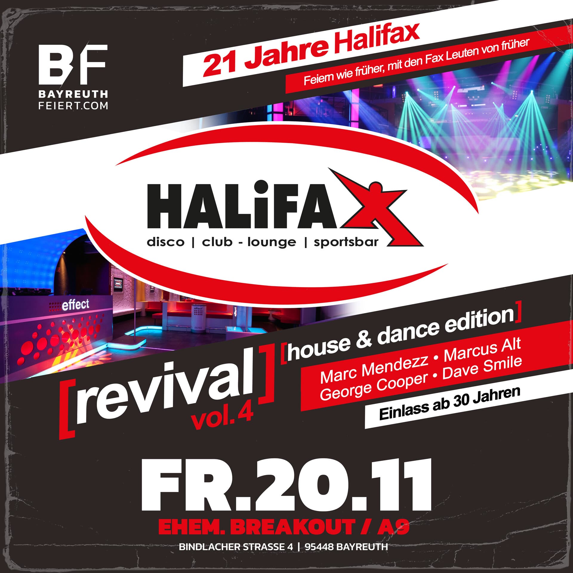 HALiFAX Revival #4 - 21 Jahre Jubiläum House & Dance Edition