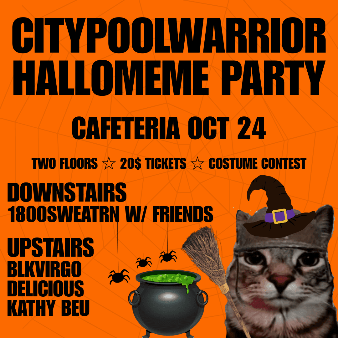 Flyer de HALLOMEME BY CITYPOOLWARRIOR