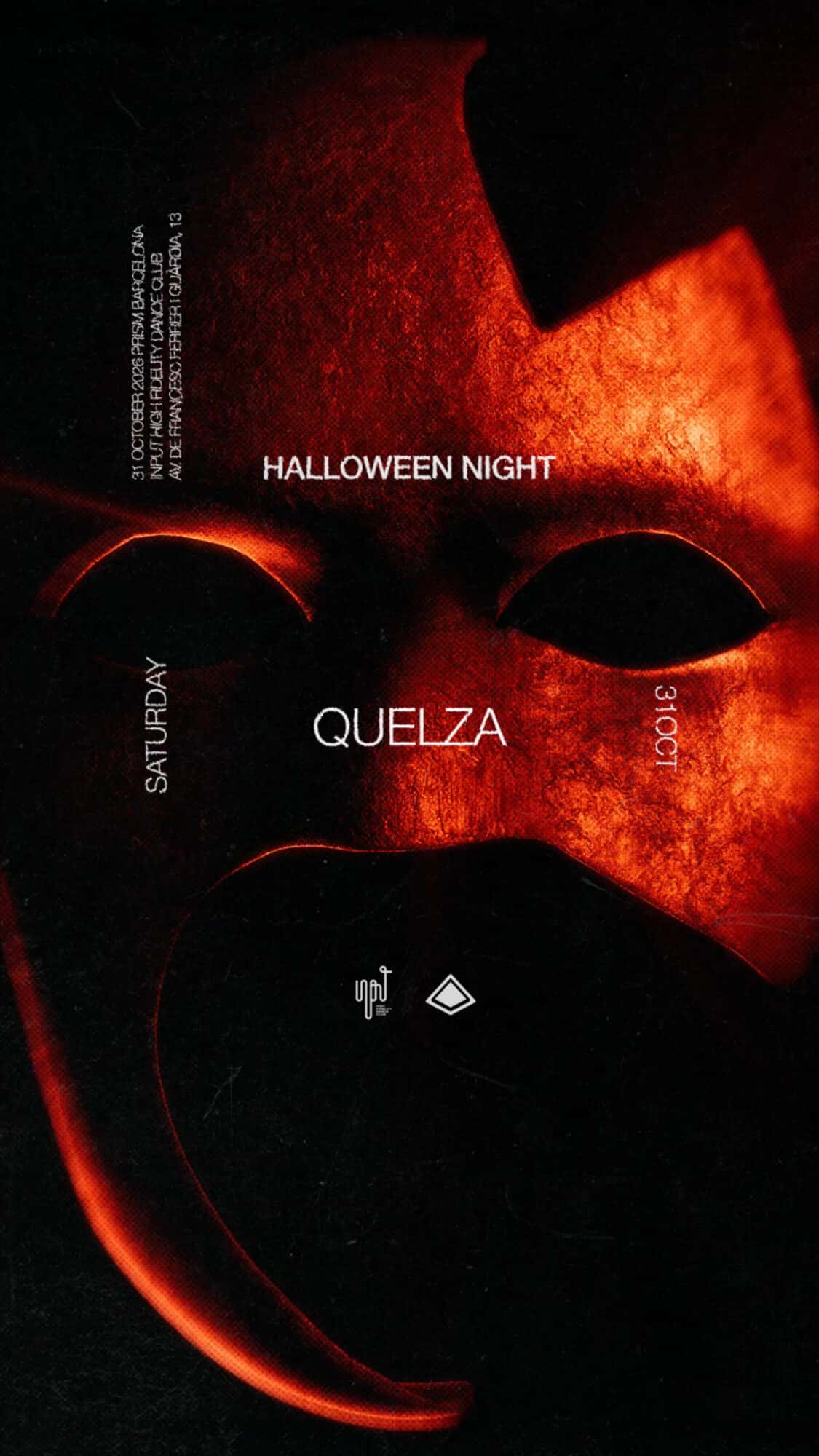 Flyer de HALLOWEEN by PRISM pres. QUELZA