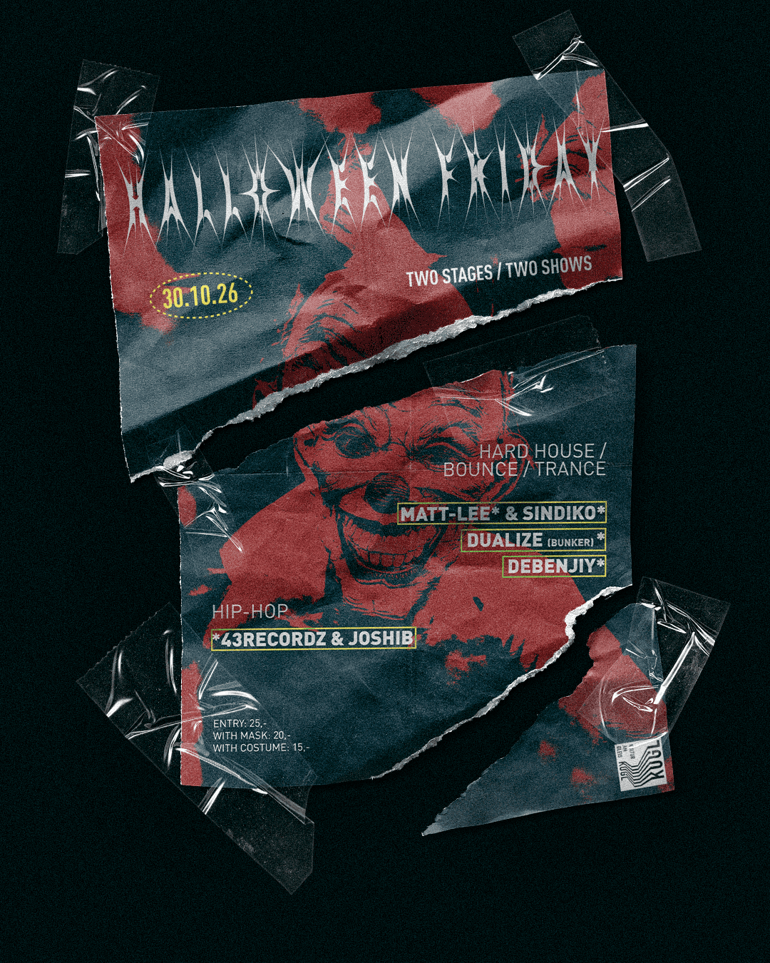 Flyer of Halloween Friday