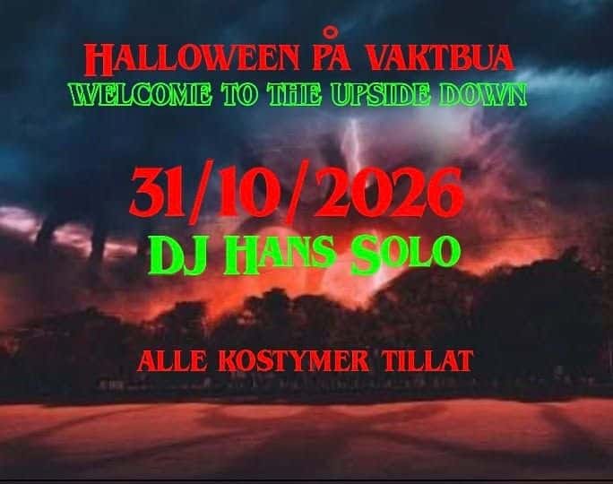 Flyer of Halloween på Vaktbua