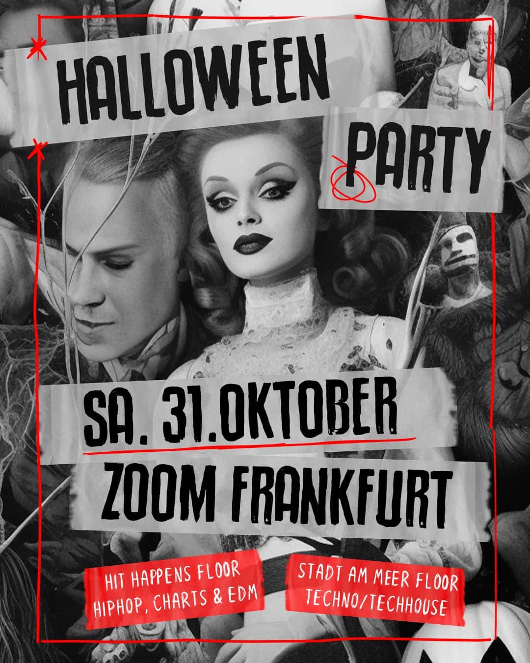 Flyer of Halloween Party