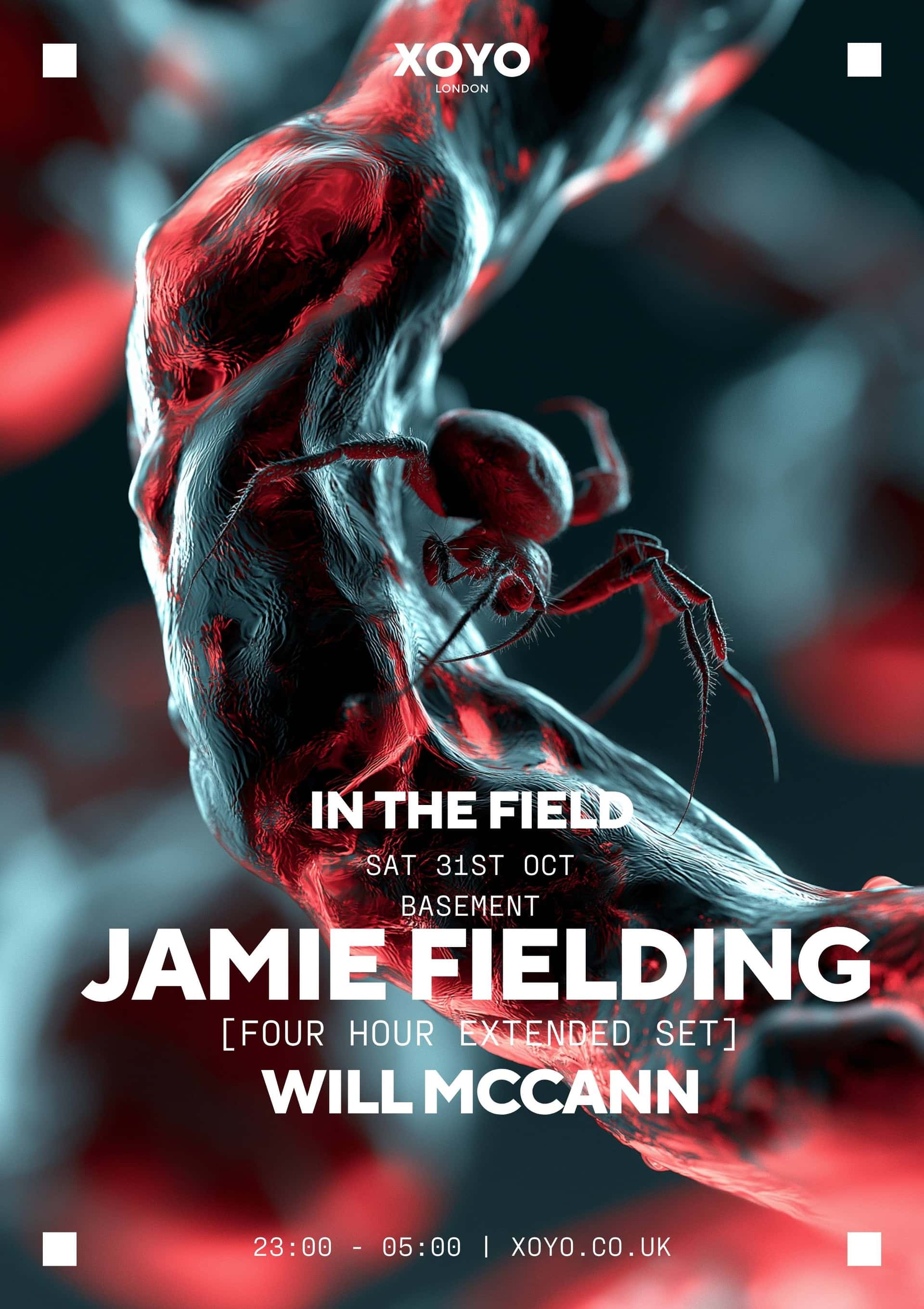 Flyer of Halloween with Jamie Fielding