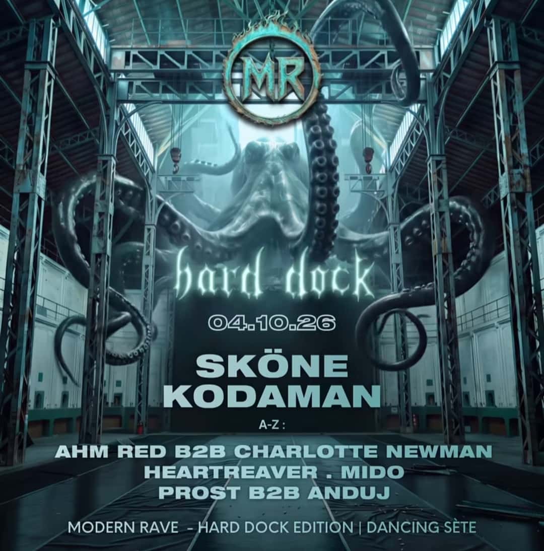 Flyer de HARD DOCK: SKÖNE x KODAMAN