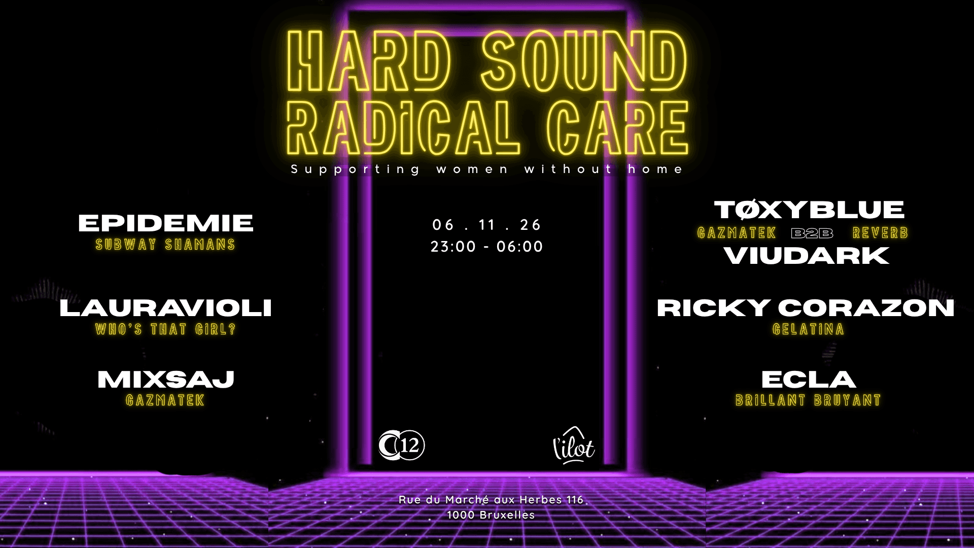 Flyer de Hard Sound Radical Care