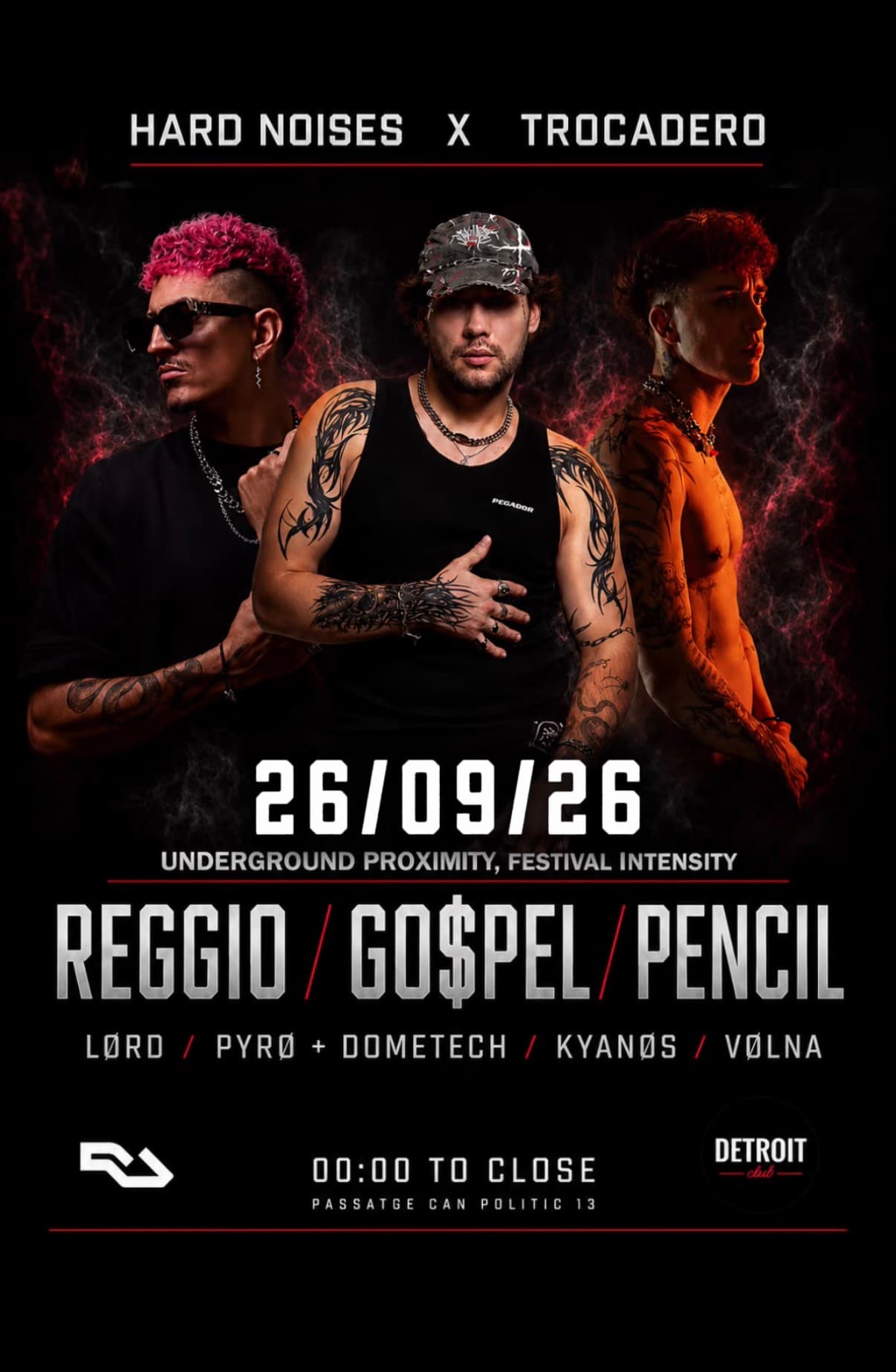 HardNoises x Trocadero.GO$PEL, PENCIL, REGGIO