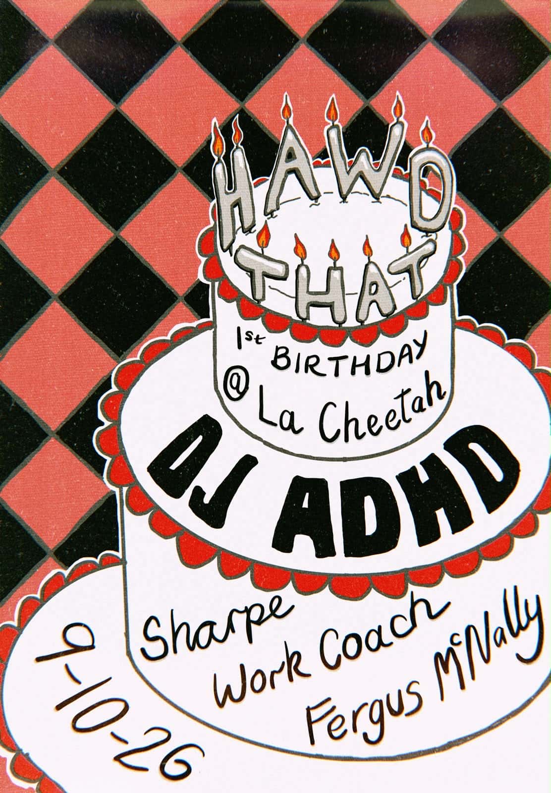 Flyer of Hawd That 009 // DJ ADHD