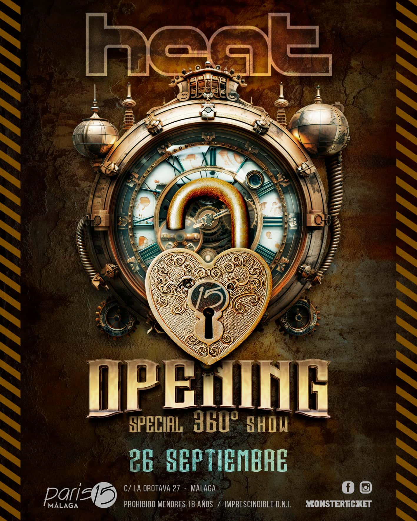Cartel de HEAT Opening Special 360 Show