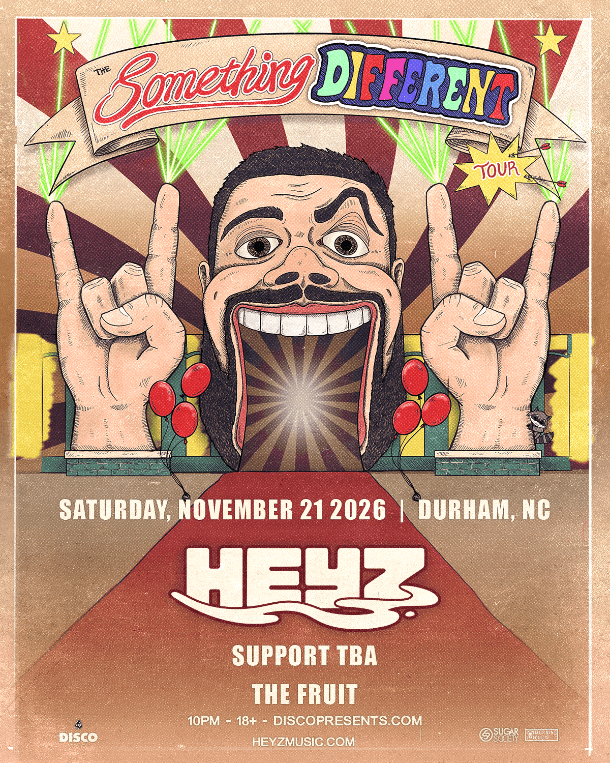 Flyer of Heyz at The Fruit