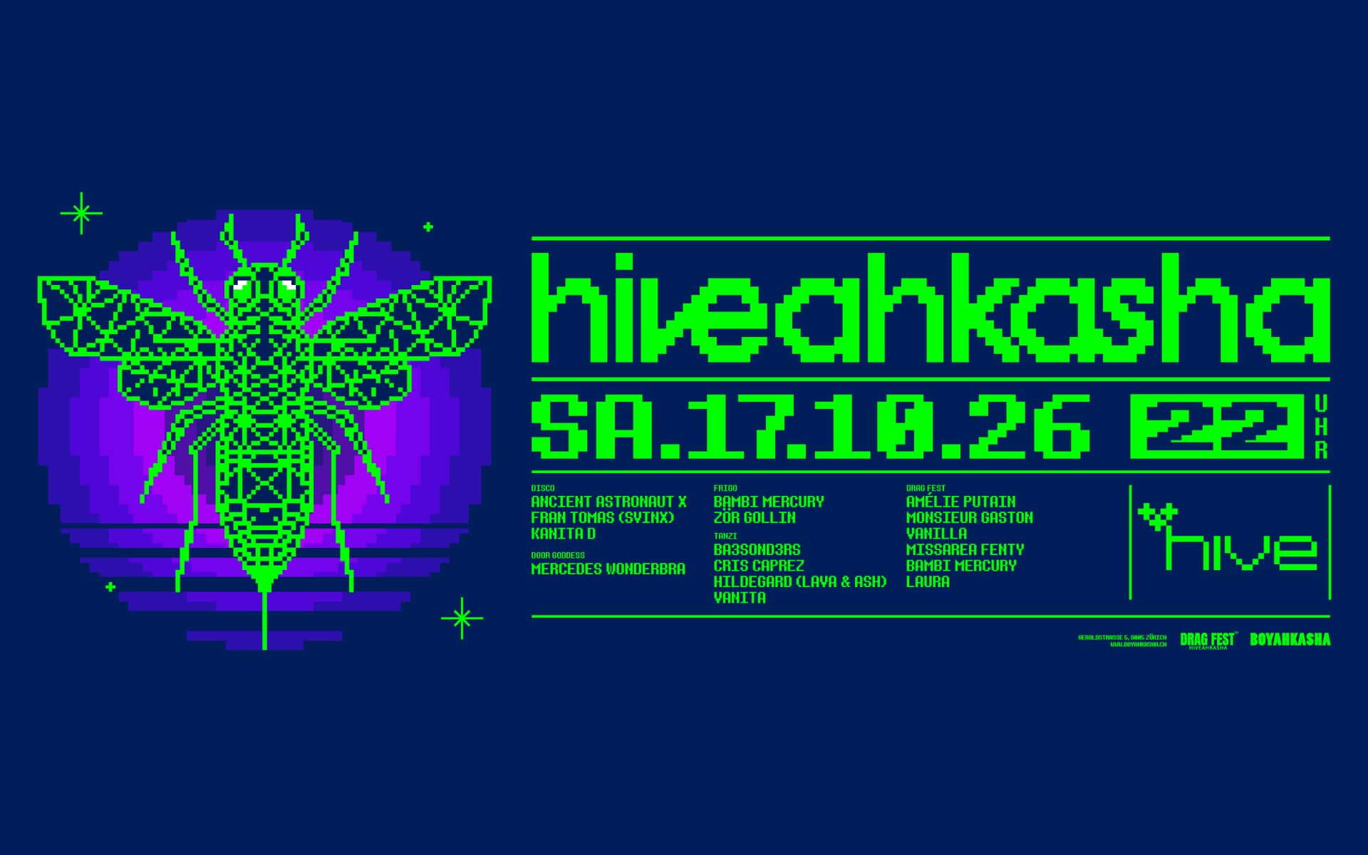 Flyer of Hiveahkasha
