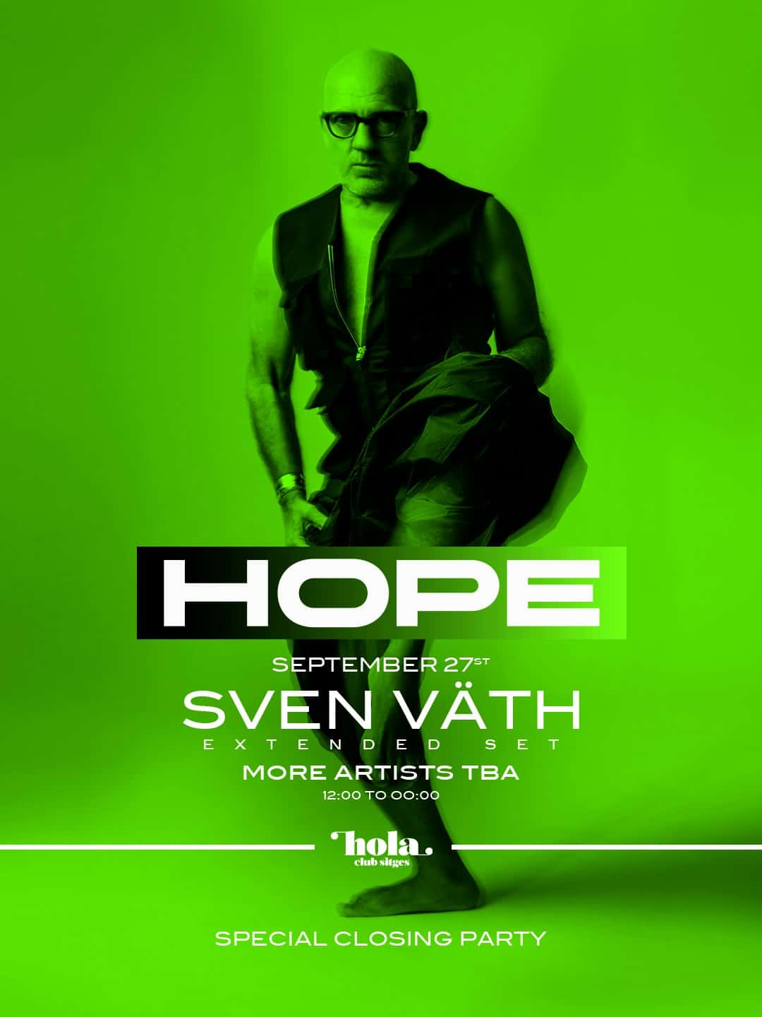 Flyer of HOPE pres: Beach Party with Sven Väth