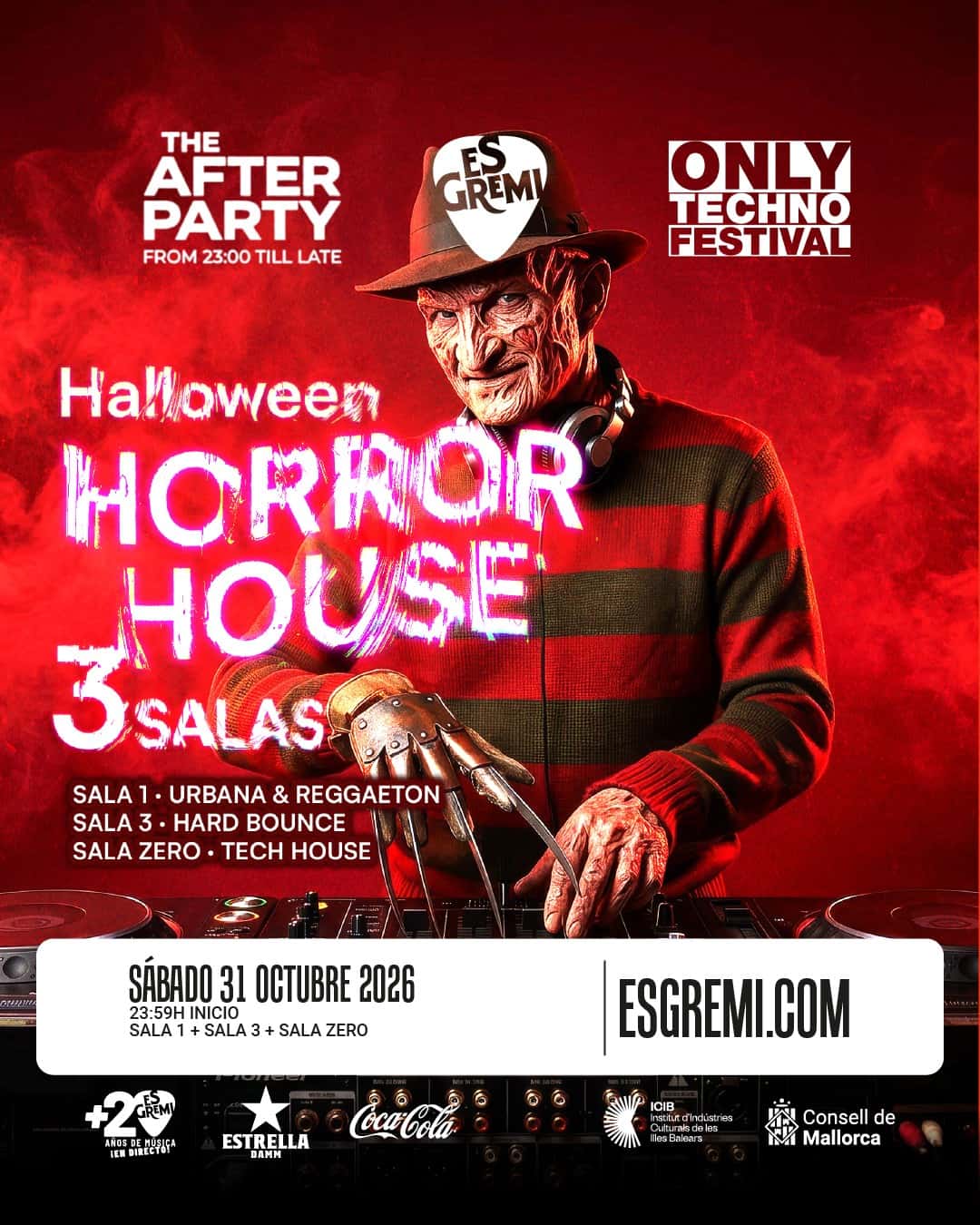 Flyer of HORROR HOUSE HALLOWEEN