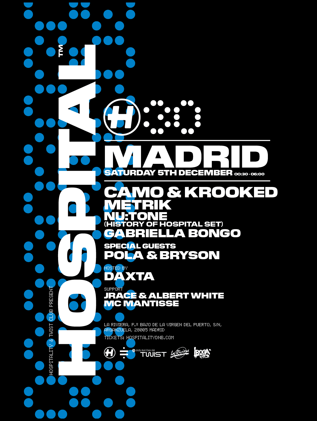 Cartel 1 de Hospitality 30th Anniversary Madrid